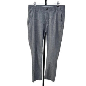Under Armour Mens Matchplay Golf Pants Gray Lightweight  Size 34